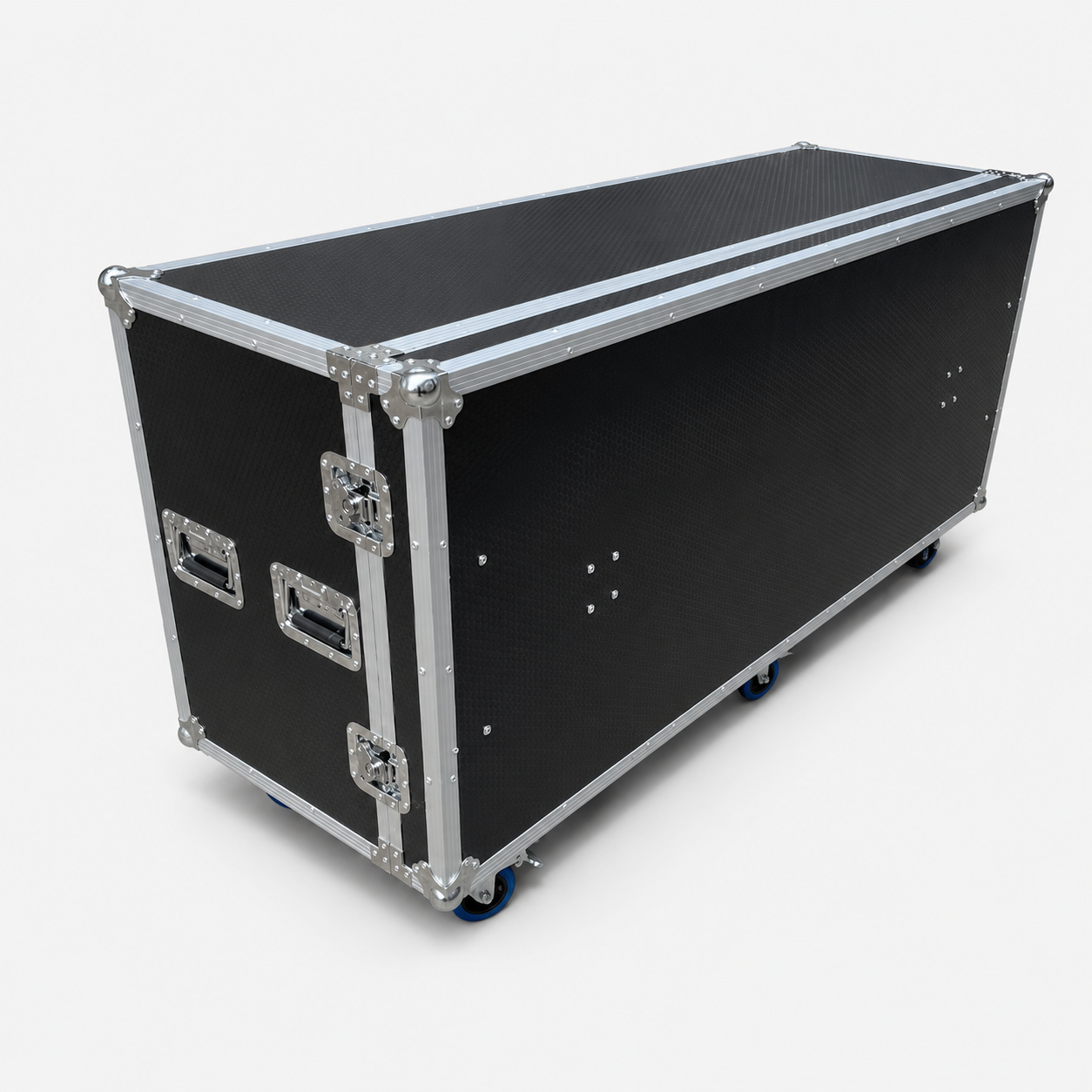 Custom Portable 10-Drawer Tool Flight Case with Side Table