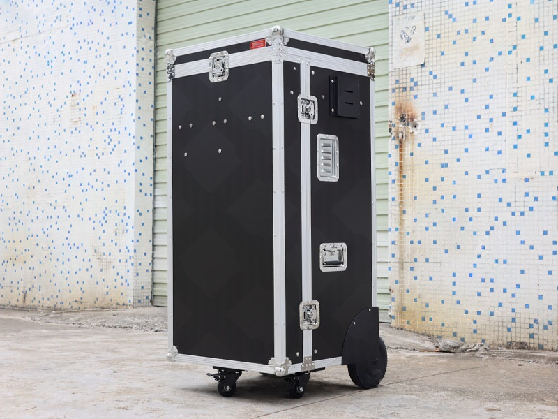 Custom Aluminum Horse Tack Flight Case with Wheels Double Saddle Storage Locker for Equestrian Equipment Transport
