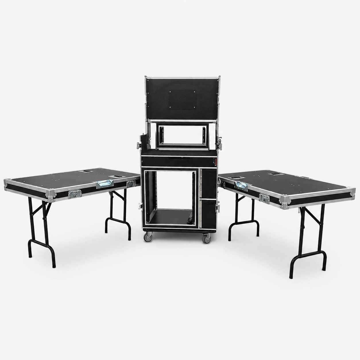 Custom Mobile DJ Workstation Flight Case – AnteWeight