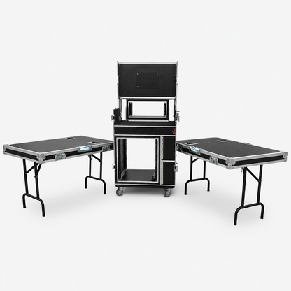 Custom Mobile DJ Workstation Flight Case