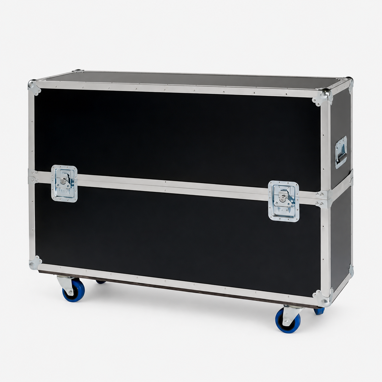 Custom Single TV Flight Case with Wheels