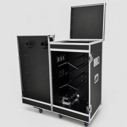 Horse Tack Flight Case with Saddle Racks & Caster Wheels