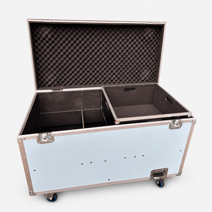 Custom Double-Layer Tool Flight Case with Wheels