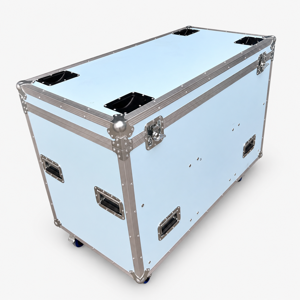 Custom Double-Layer Tool Flight Case with Wheels