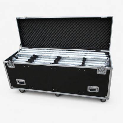 Custom Pipe and Drape Flight Case with Dividers - Image 5
