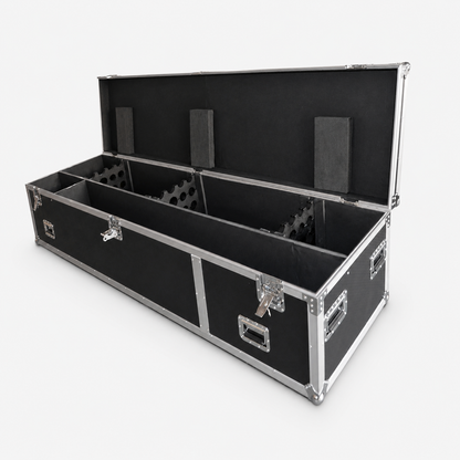 Custom Pipe and Drape Flight Case with Dividers - Image 2