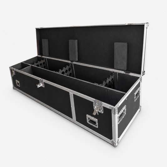 Custom Pipe and Drape Flight Case with Dividers - Image 2