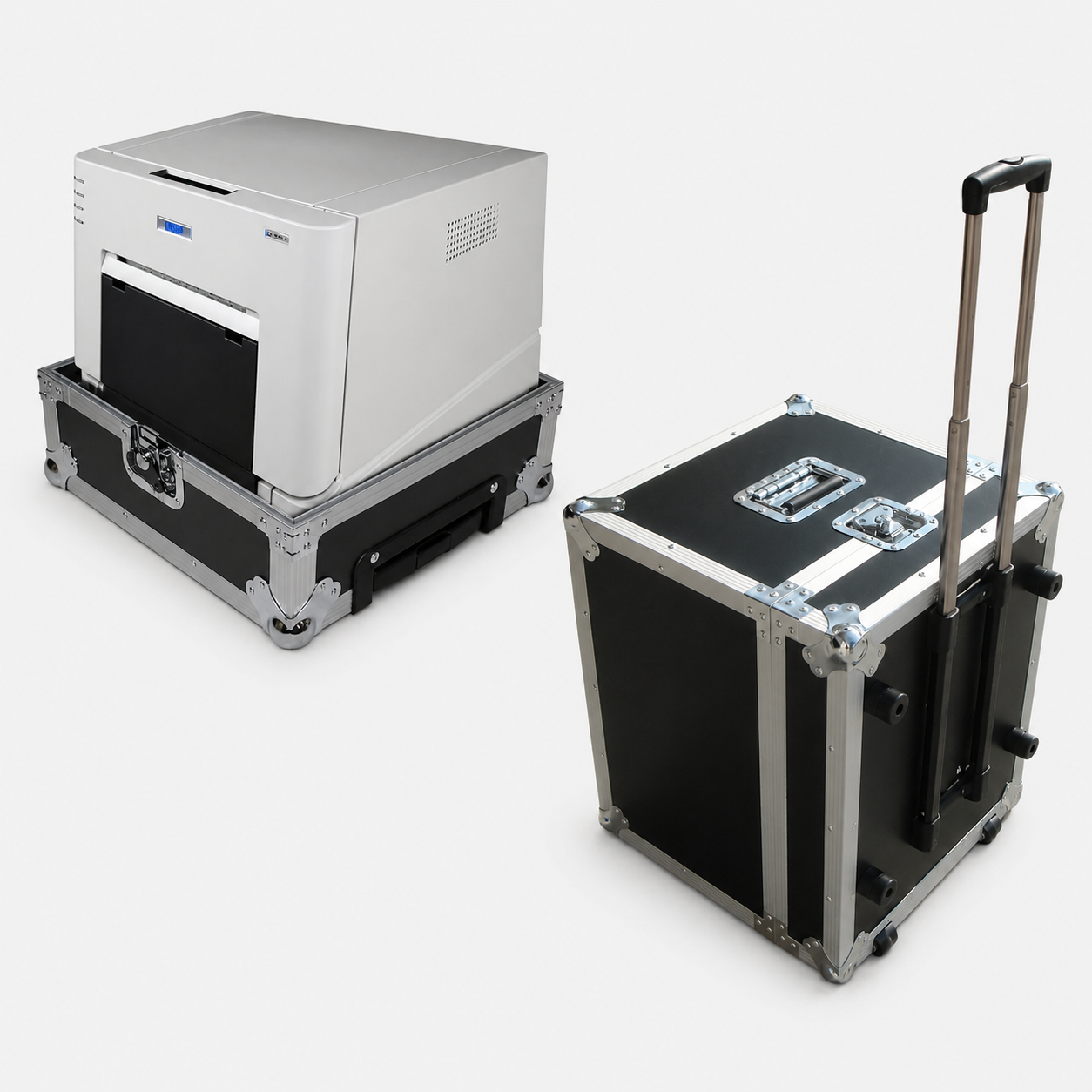 Custom Printer Flight Case with Wheels