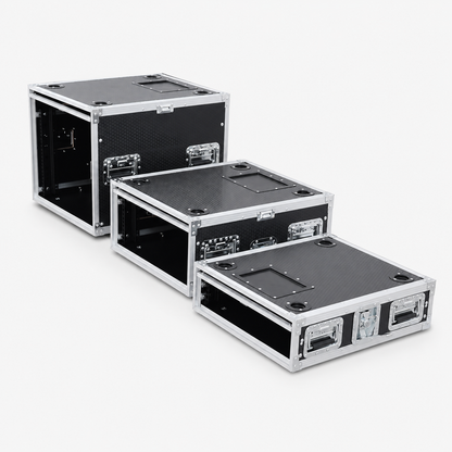 19-Inch Rack Road Case with Sliding Door Access