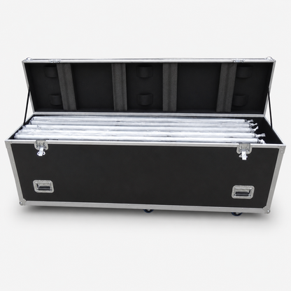 Custom Pipe and Drape Flight Case with Dividers - Image 6