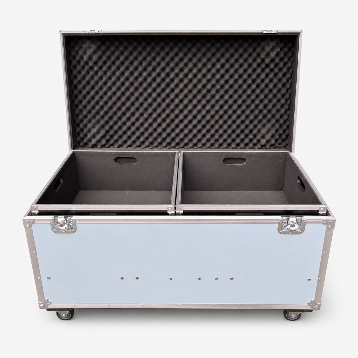 Custom Double-Layer Tool Flight Case with Wheels