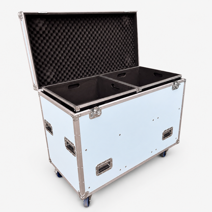 Custom Double-Layer Tool Flight Case with Wheels