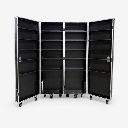 Custom Retail Display Cabinet Flight Case with LED Light