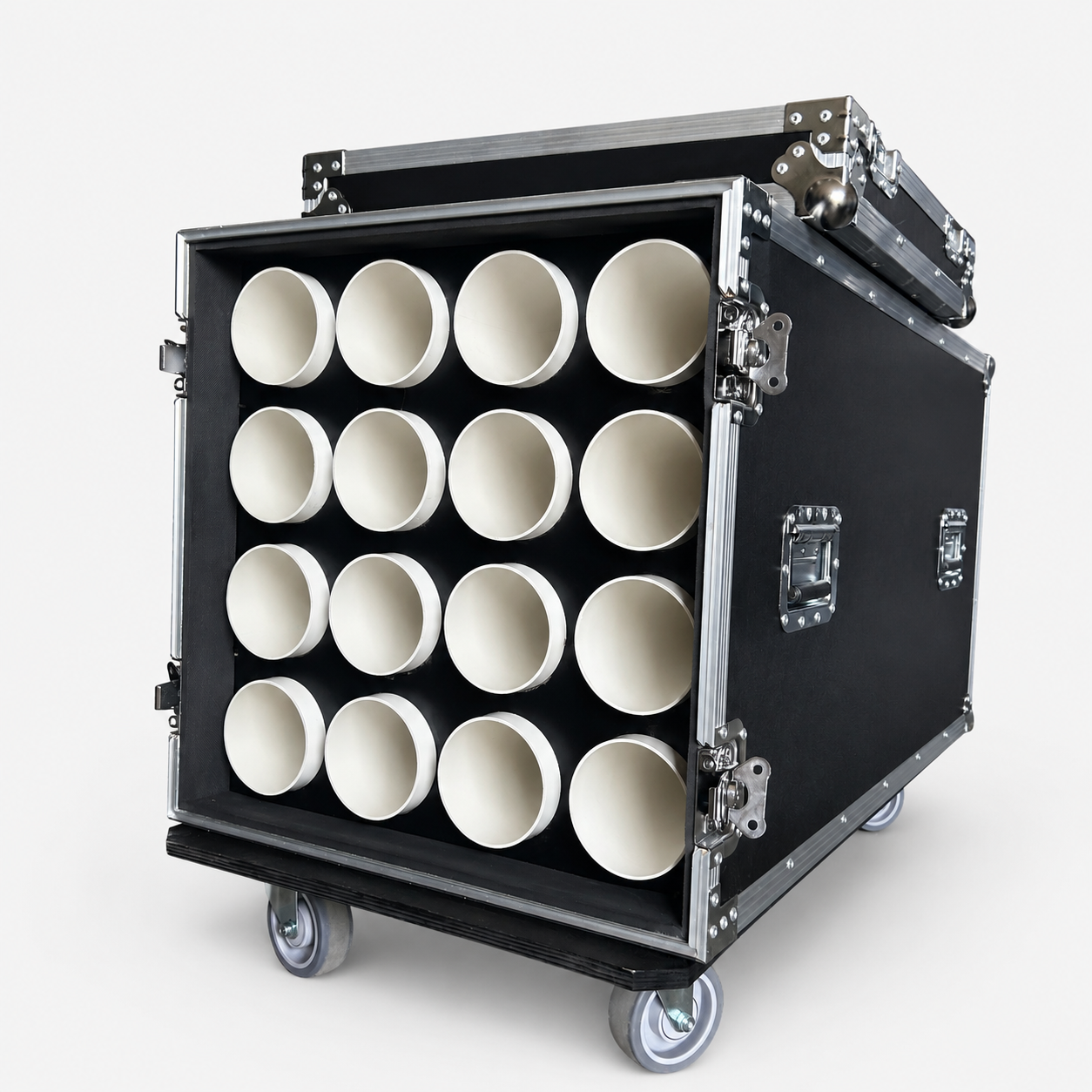 Custom Cable Storage Flight Case with Tube Compartments