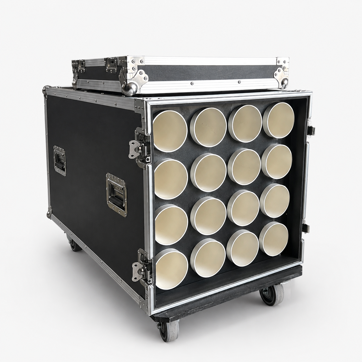 Custom Cable Storage Flight Case with Tube Compartments