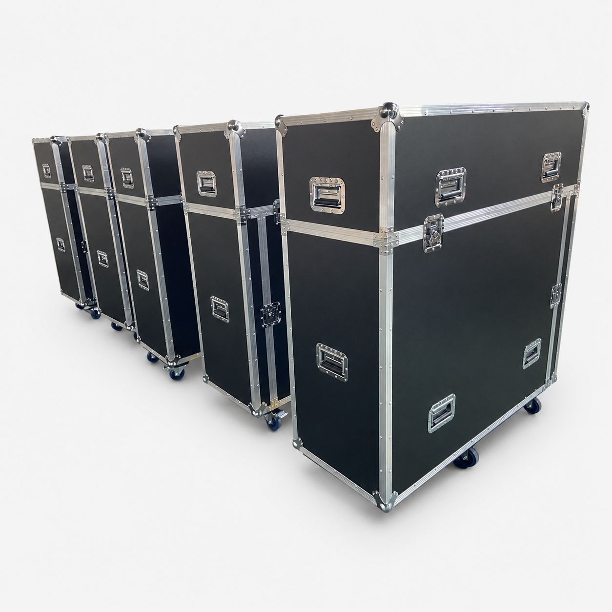 Custom Large Equipment Storage Flight Case with Internal Dividers - Image 4
