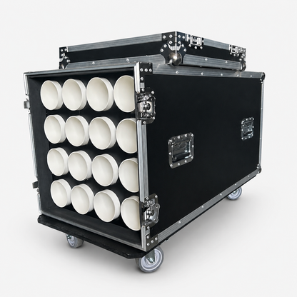 Custom Cable Storage Flight Case with Tube Compartments