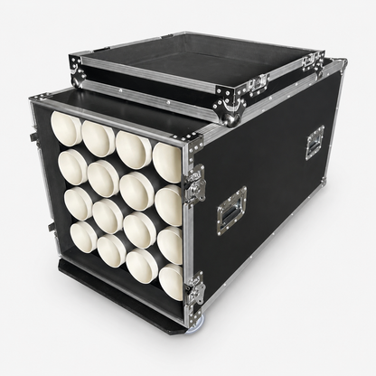 Custom Cable Storage Flight Case with Tube Compartments