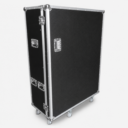 Custom Drum Hardware Flight Case with Compartments & Securing Straps