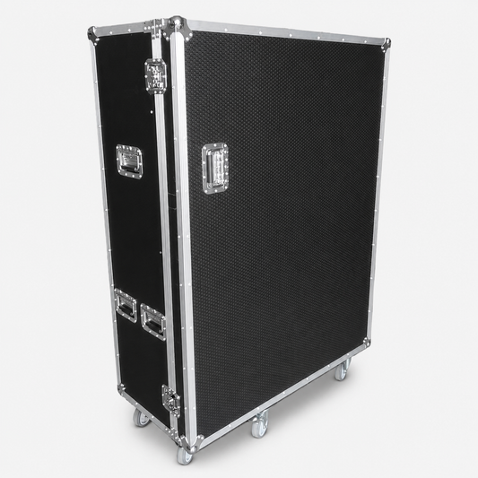 Custom Drum Hardware Flight Case with Compartments & Securing Straps - Image 2