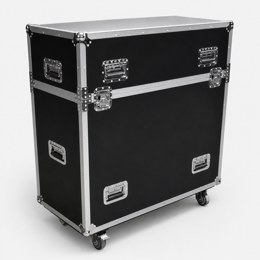 Custom Large Equipment Storage Flight Case with Internal Dividers - Image 1