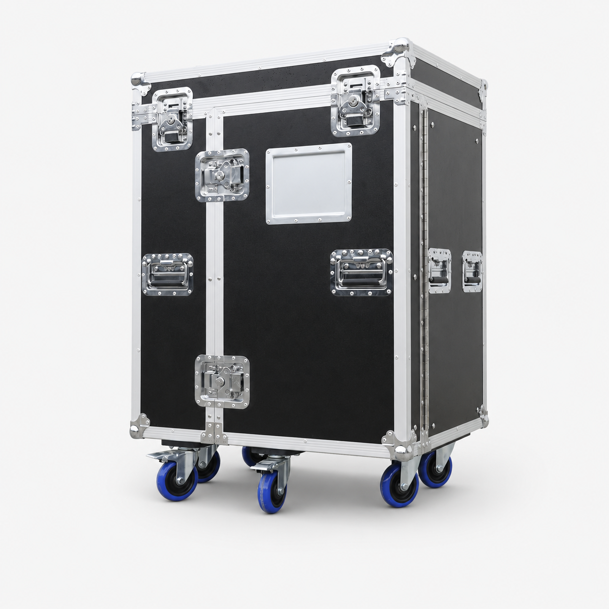 Custom Black Drawer Tool Flight Case with Power Socket