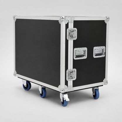Custom 10 Drawer Flight Case with Fold-Out Table