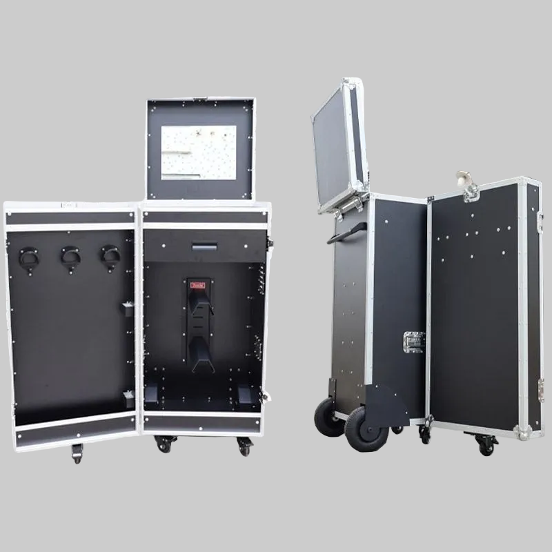 Custom Aluminum Horse Tack Flight Case with Wheels Double Saddle Storage Locker for Equestrian Equipment Transport