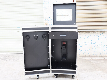 Custom Aluminum Horse Tack Flight Case with Wheels Double Saddle Storage Locker for Equestrian Equipment Transport