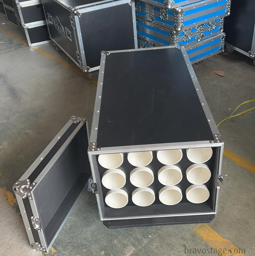 Custom Cable Storage Flight Case with Tube Compartments