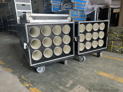 Custom Cable Storage Flight Case with Tube Compartments