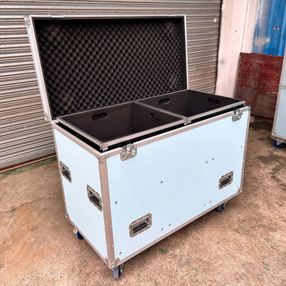 Custom Double-Layer Tool Flight Case with Wheels
