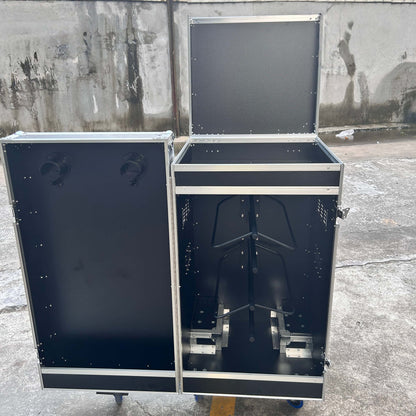 Horse Tack Flight Case with Saddle Racks & Caster Wheels