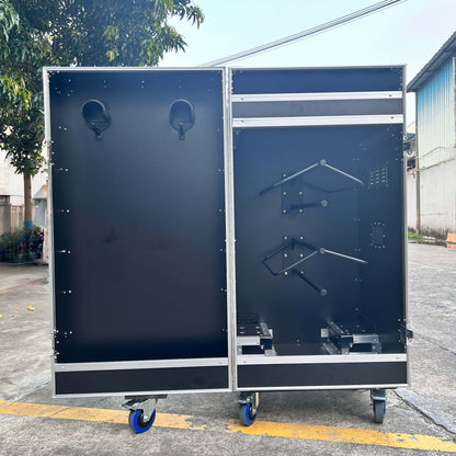 Horse Tack Flight Case with Saddle Racks & Caster Wheels