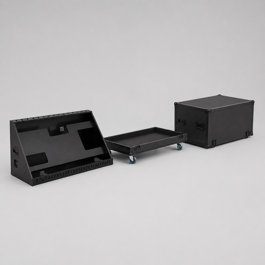 Custom Confidence Monitor Flight Case & Display Enclosure - Image 1